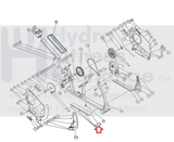 Inspire Fitness CS2 Elliptical Right Bottom Shroud Frame RC800-801-006-hydrafitnessparts