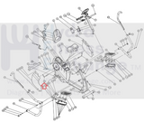 Inspire Fitness CS2 Elliptical Right Seat Adjustment Handle RC800-380-002-hydrafitnessparts