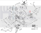 Inspire Fitness Cardio Strider CS2 Elliptical Left Foot Pad Pedal RC800-801-010-hydrafitnessparts