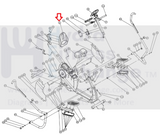 Inspire Fitness Cardiostrider CS2 Elliptical Left Rear Crank Cover RC800-801-003-hydrafitnessparts
