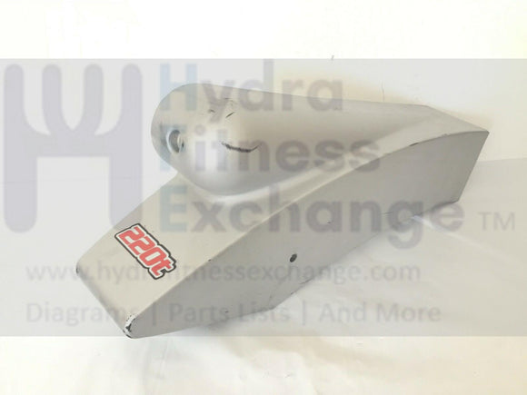 Ironman Fitness 220T Treadmill Rear Right End Cap Silver-hydrafitnessparts