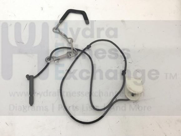 Ironman Schwinn Trimline 7600.1 1100.1 Treadmill Magnetic Safety Key Lanyard KK-6178-hydrafitnessparts