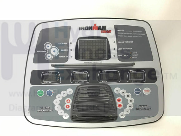 Ironman Triumph Keys Health Fitness Treadmill Display Console Panel 406-00047-hydrafitnessparts
