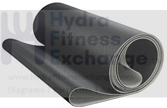 Johnson Health Tech Horizon Fitness Treadmill Walking Running Belt OEM 110x19.5 004249-DB Treadbelt-hydrafitnessparts