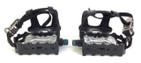 Joroto XM15 Indoor Cycle Bike Pedal Pair Set with Toe Cage-hydrafitnessparts