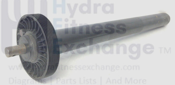 Keys Fitness Alliance Encore Treadmill Front Drive Roller with Pulley 24-0006-hydrafitnessparts