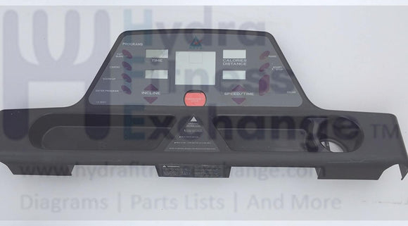 Keys Fitness Encore Treadmill Control Console Display Panel Upper Board-hydrafitnessparts