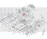Keys Fitness HealthTrainer Treadmill Folding Latch Mechanism Set 410-00036-hydrafitnessparts