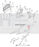 Keys Fitness HealthTrainer Treadmill incline Speed Switch Wire Harness 413-00021-hydrafitnessparts