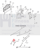 Keys HealthTrainer Treadmill Heart Rate Pulse Hand Sensor Cable 413-00024-hydrafitnessparts