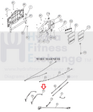 Keys Healthtrainer Treadmill Interconnect Pulse Board Wire Harness 413-00022-hydrafitnessparts