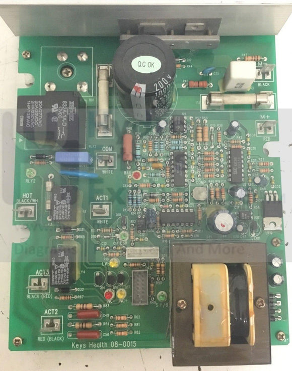 Keys Pro 400 Pro 650 Pro 750 Treadmill Motor Controller Control Board 08-0015-hydrafitnessparts