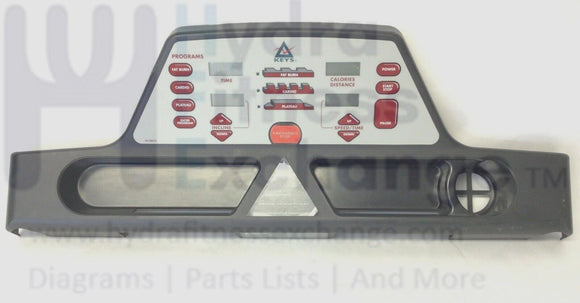 Keys Smooth Fitness Encore HealthTrainer Treadmill Display Console Panel 07-0026-hydrafitnessparts