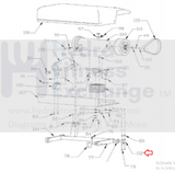 Landice 50 60 70 80 Series L7 L8 L9 Treadmill Incline Pivot Block 70373-hydrafitnessparts