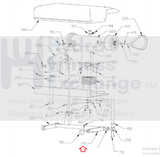 Landice 50 60 70 80 Series L7 L8 L9 Treadmill Wheel pin 70359-hydrafitnessparts