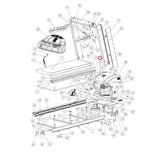 Landice 50 70 80 Series L7 L8 L9 Treadmill Motor Hood Shroud Cover 70575-SP-hydrafitnessparts