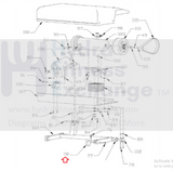 Landice 60 70 80 50 Series L7 L8 L9 Treadmill Wide Wheel 70358-hydrafitnessparts