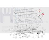 Landice 60 70 80 Series L9 220v Treadmill Front Drive Roller with Pulley 70288-hydrafitnessparts