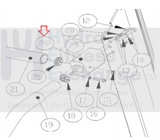 Landice 60 Series L8 L-9 L7 L9 8700 Treadmill Crossbar Mount Bracket MFR-7046-hydrafitnessparts