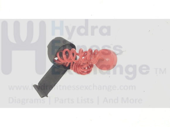 Landice 8700 Sprint Treadmill Safety Key Magnetic Lanyard 71067 w Barb Attach-hydrafitnessparts