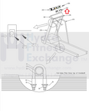 Landice 8700 Treadmill Display Console Electronic Board 7158 or 70076-hydrafitnessparts