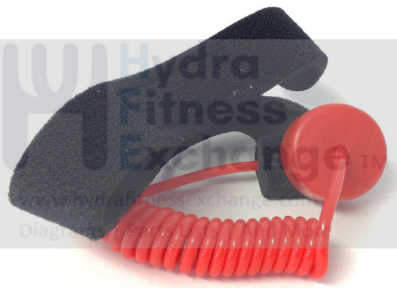 Landice 8700 Treadmill Magnetic Safety Key Lanyard 71067-hydrafitnessparts