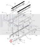 Landice 8700 Treadmill Rear Roller Hex Screw Bolt 3 Inches 10X1.25mm-hydrafitnessparts