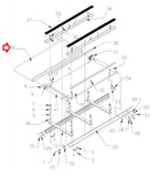 Landice 8700SST 8700 L8 L9 Treadmill OEM Walking Running Belt Treadbelt 70157-hydrafitnessparts