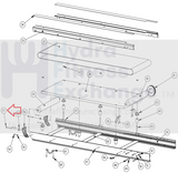 Landice L7 L-9 L8 8700 Sprint Treadmill Rear Roller Bolt 3023-hydrafitnessparts