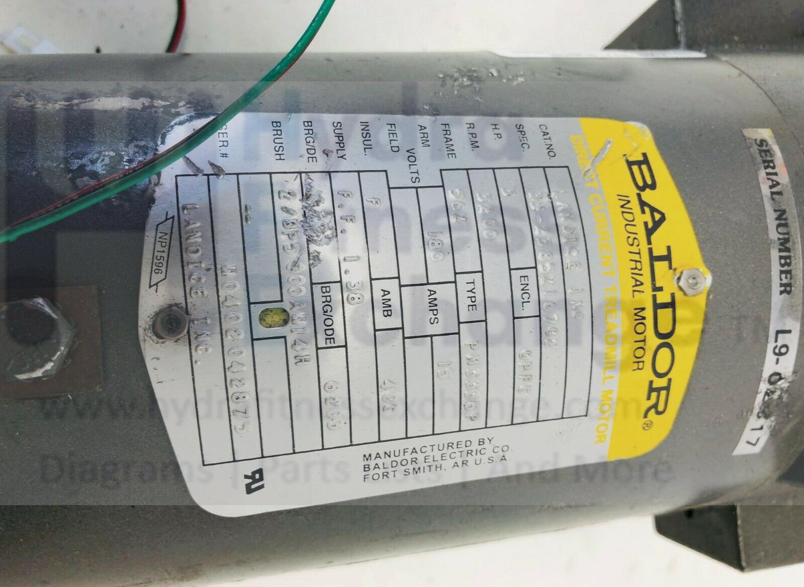 Landice L7 L-9 L8 L9 8700 Treadmill DC Drive Motor with Speed