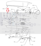 Landice L7 L-9 L8 Treadmill Incline Lift Elevation Motor Actuator 70088-C-SP-hydrafitnessparts
