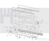 Landice L7 L8 L9 8700 Treadmill Rear Foot Solid Support 70008-hydrafitnessparts