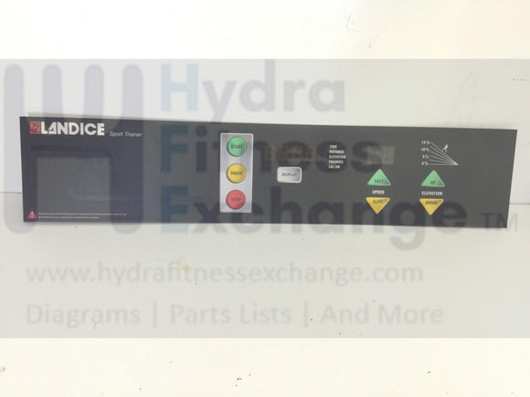 Landice L7 L8 Sport Trainer Treadmill Display Console-hydrafitnessparts