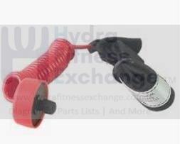 Landice L7 L8 Treadmill Magnetic and Treelock Safety Key Lanyard 71079-SP-hydrafitnessparts