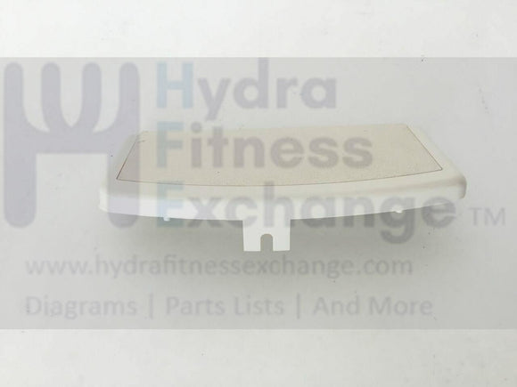 Landice Treadmill White Console Left End Cap Endcap Top Cover Cap-hydrafitnessparts