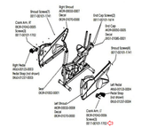 Life Fitness 90R Stationary Bike Crank Arm Bolt 0017-00101-1702-hydrafitnessparts