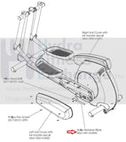 Life Fitness 91X CLSX CT5500 Elliptical Roller Plate Retainer OK61-04114-0000-hydrafitnessparts