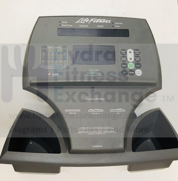 Life Fitness 91x Elliptical Display Console Panel & PCB AK61-00203-0001-hydrafitnessparts