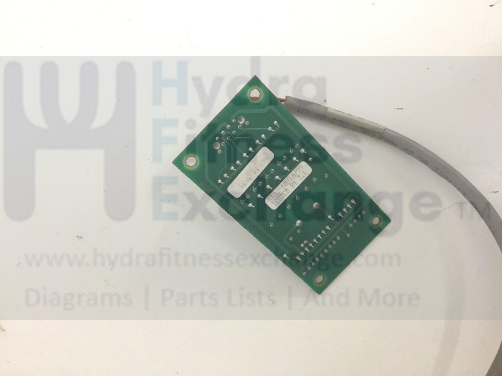 Life Fitness 93T 93Ti Treadmill Frame Tag Circuit Board w/ Wire