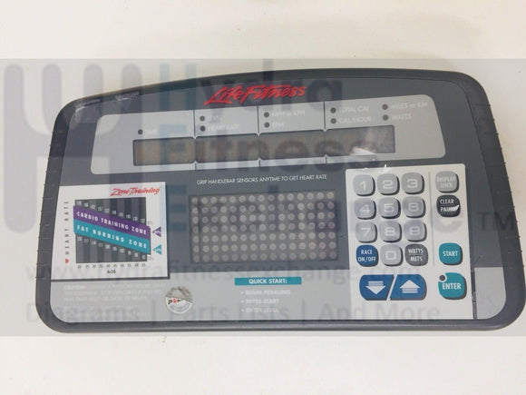 Life Fitness 9500hr Bike Recumbent Display Console Assembly AK51-00087-0001-hydrafitnessparts