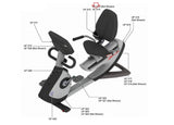 Life Fitness 95C 95R 97CPCSC Recumbent Bike Accessory Cup Holder 0K67-01055-0000-hydrafitnessparts
