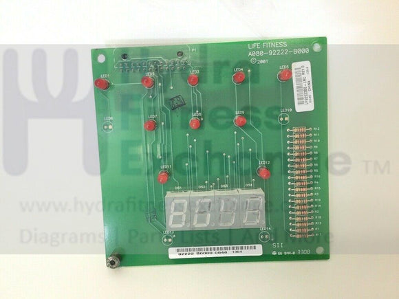 Life Fitness 95Ci 95Ri Upright Bike Console Electronic Board A080-92222-B000-hydrafitnessparts