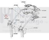 Life Fitness 95PS Stepper Step Left Rear Handlebar Outer Cover 9269000 9276900-hydrafitnessparts