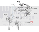 Life Fitness 95PS Stepper Step Right Rear Handlebar Outer Cover 9268800 9276800-hydrafitnessparts