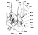Life Fitness 95PS Stepper Stepmill Powermill Power Entry Switch IEC Inlet C-14 With Line Switch 2-Pole 1010668-0001-hydrafitnessparts