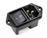 Life Fitness 95PS Stepper Stepmill Powermill Power Entry Switch IEC Inlet C-14 With Line Switch 2-Pole 1010668-0001-hydrafitnessparts