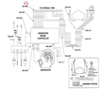 Life Fitness 95R PCSRS Recumbent Bike Console Handle Bar Cable AK66-00105-0000-hydrafitnessparts