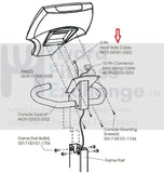 Life Fitness 95RW 95Ri R9i Recumbent Bike HR Console Cable Assy AK19-00081-0002-hydrafitnessparts
