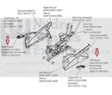 Life Fitness 95Ri 95Ci Recumbent Bike Left/Right Pedal W/ Straps Pair AK63-00124-0004-hydrafitnessparts