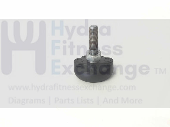 Life Fitness 95X Elliptical Rear Leveling Foot Leveler With Nut AK68-00214-0003-hydrafitnessparts